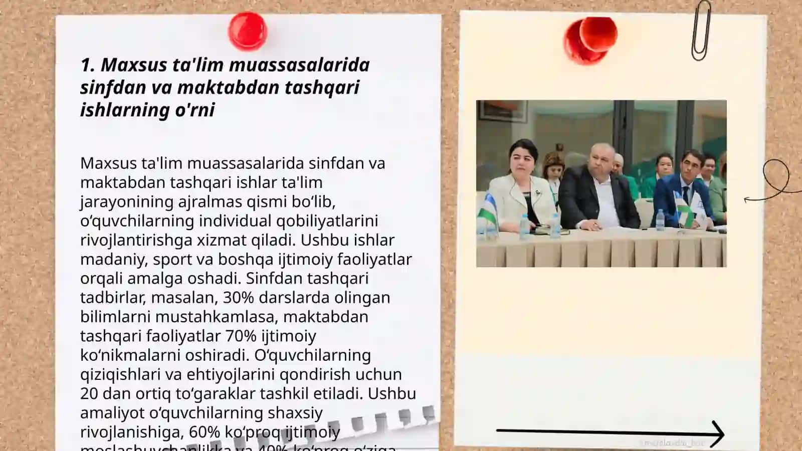 Maxsus ta'lim muassasalarida sinfdan va maktabdan tashqari ishlarni tashkil etish yo'llari 3