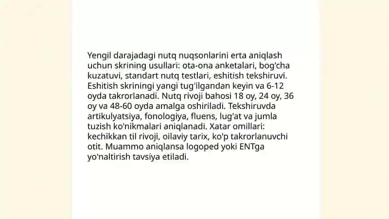 Yengil darajadagi nutq nuqsonlariga ega bo'lgan bolalar bilan olib boriladigan ish tizimi 3