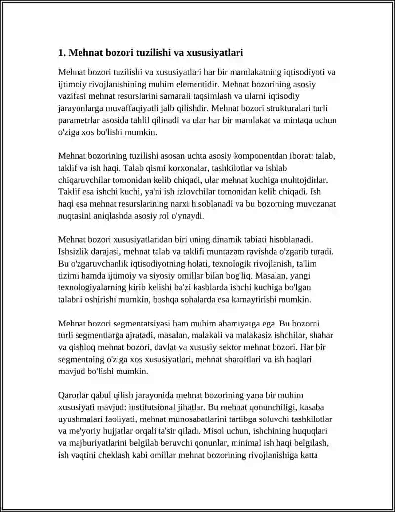 MEHNAT BOZORI VA KORXONALARDA MEHNAT RESURSLARIDAN FOYDALANISH 3