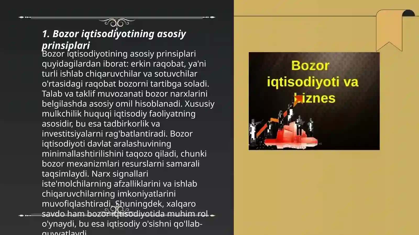 Bozor iqtisodiyoti va biznes 3