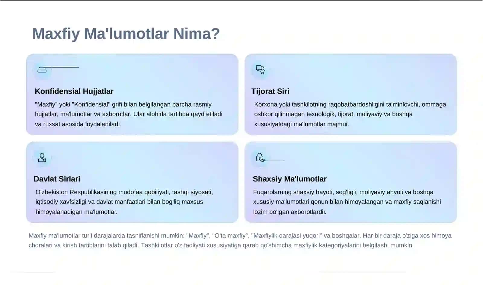 Xodimlarning Maxfiy Ma'lumotlarga Kirishlarini Ro'yxatga Olish 3