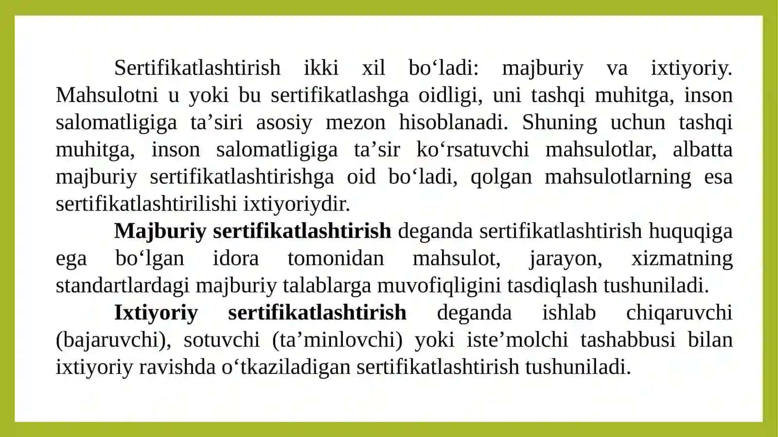 SERTIFIKATLASHTIRISH SXEMALARI VA ULARNING QOʻLLANILISHI 3