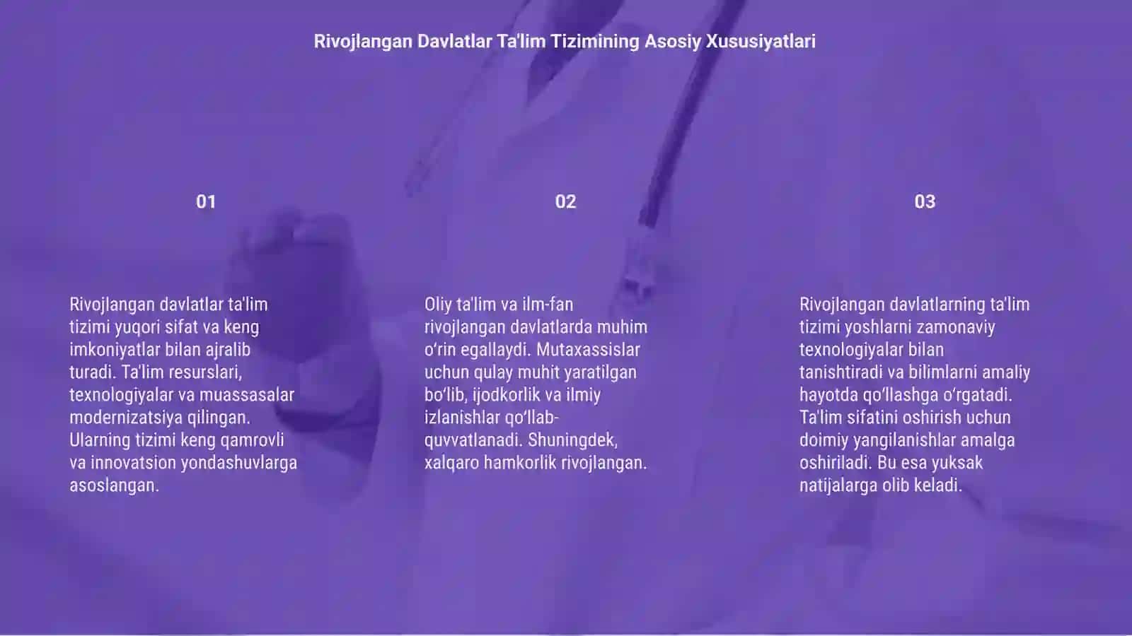 Rivojlangan davlatlar ta'lim tizimi 3