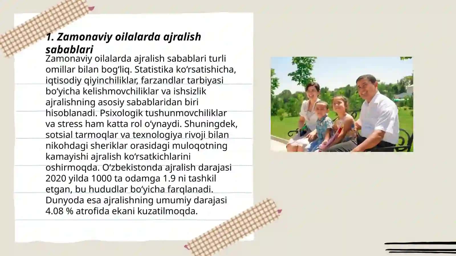 Zamonaviy oilalarda ijtimoiy muammolarning ahamiyati 3