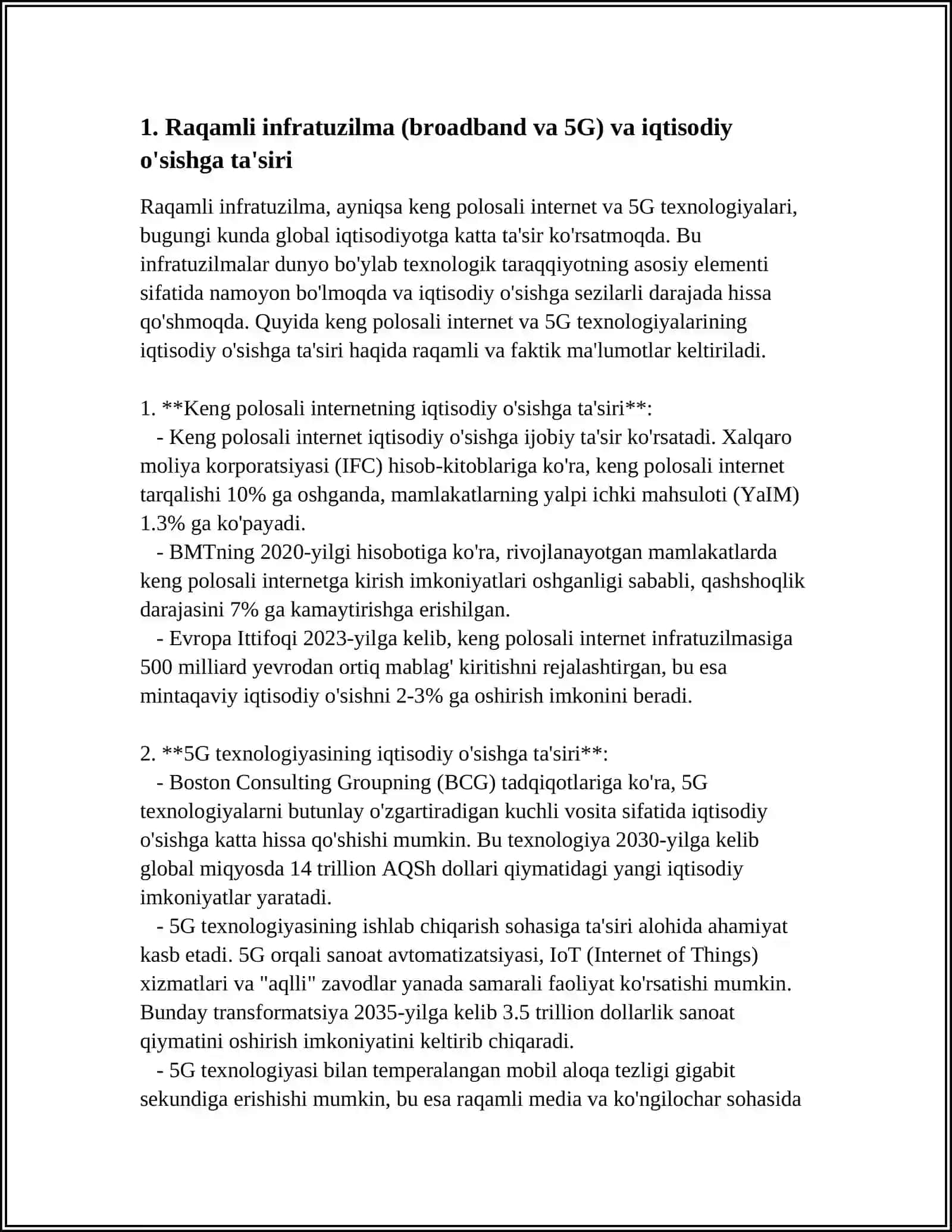 IQTISODIYOT RIVOJLANISHDA RAQAMLI IQTISODIYOTNING RO'LI 3