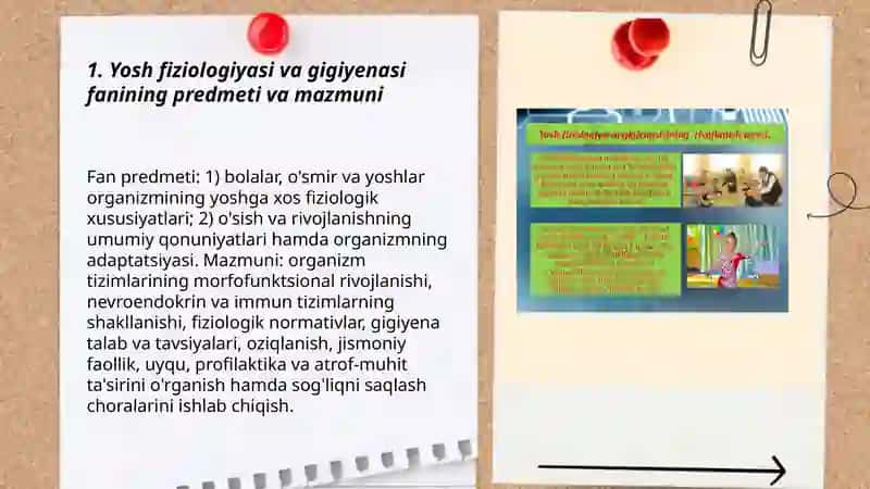 Yosh fiziologiyasi va gigiyenasi fanining predmeti va mazmuni 3