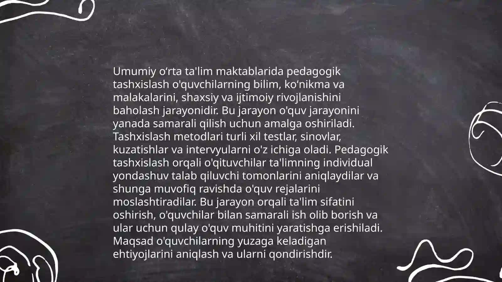 Umumiy oʻrta ta'lim maktablarini pedagogik tashxislash 3