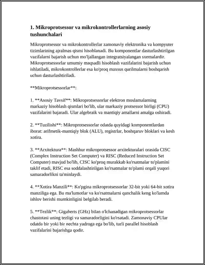 MIKROKONTROLLERLAR ASOSIDA BOSHQARUV QURILMALARINI YASASH 3