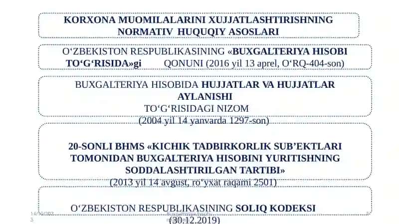 Savdoda bо‘ladigan muomalalarni hujjatlashtirish va inventarizatsiya. 3