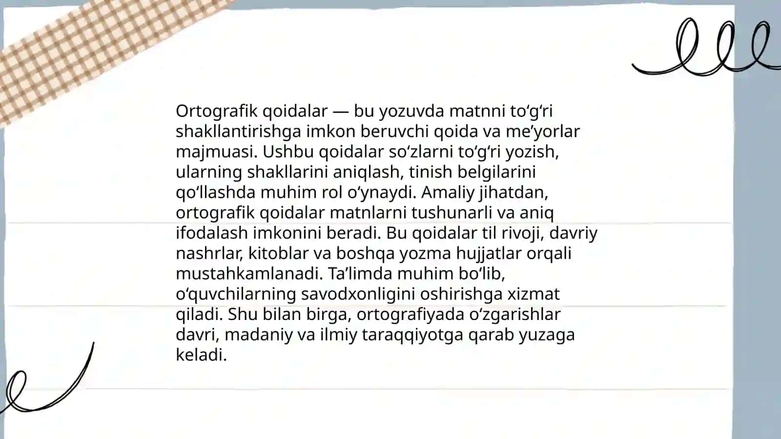 Ortografik qoidalar 3