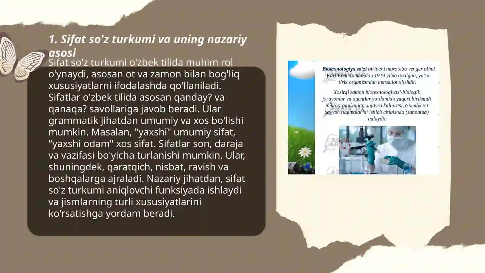 Sifat so'z turkumi 3