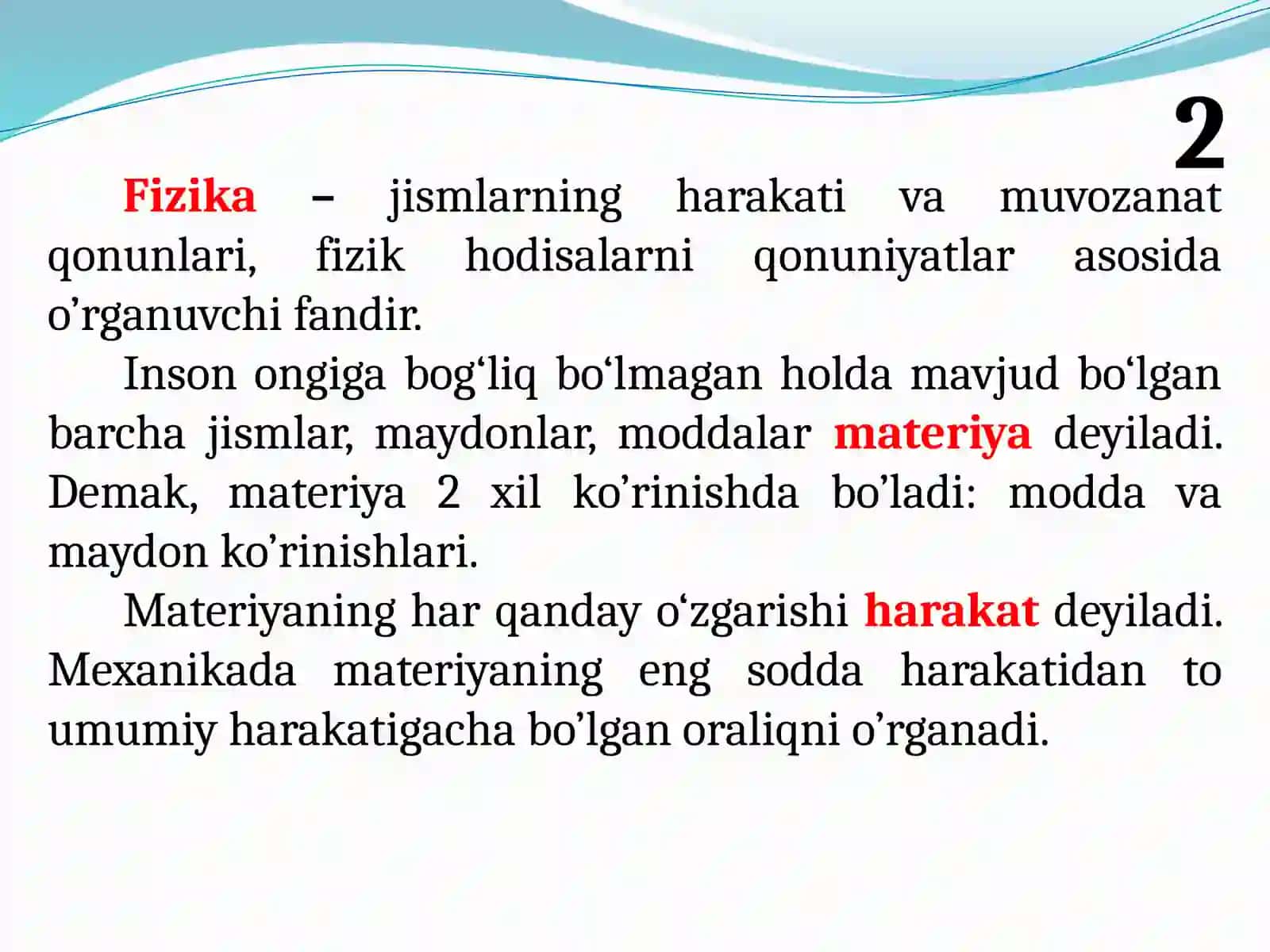 Fizikafanigakirish.Fizikafaniningpredmeti.Kinematikaasoslari 3