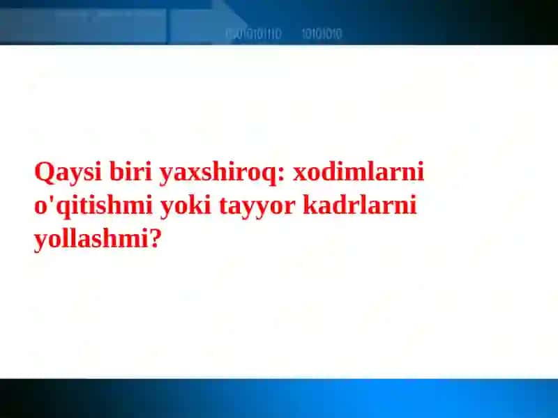 Inson resurslarini boshqarish bo'limi 3