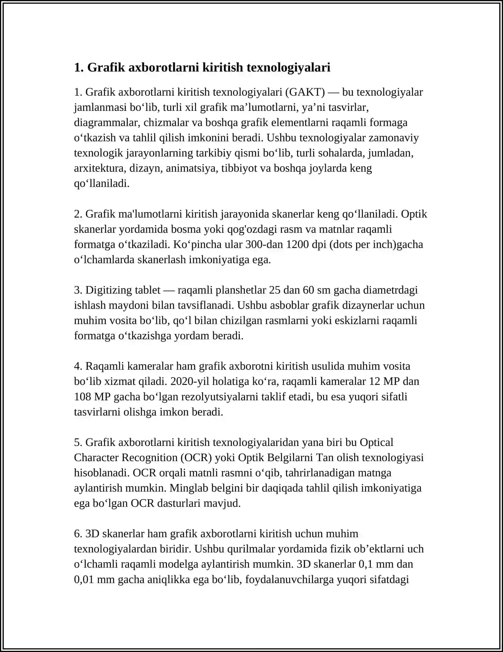 KOPMYUTER TARMOQLARIDA GRAFIK AXBOROTLARNI KIRITISHNING MAXSUS VOSITALARI 3