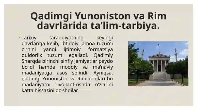 Tarixiy fanlar rivojlanishi 3