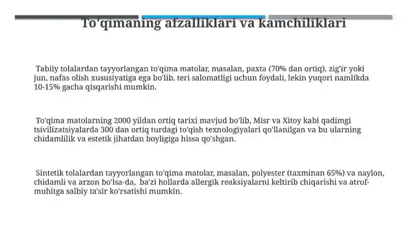 To’gay to’qimasi 3