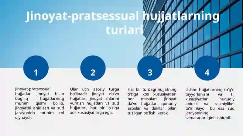 Jinoyat-pratsessual hujjatlar va ularning til xususiyatlari 3