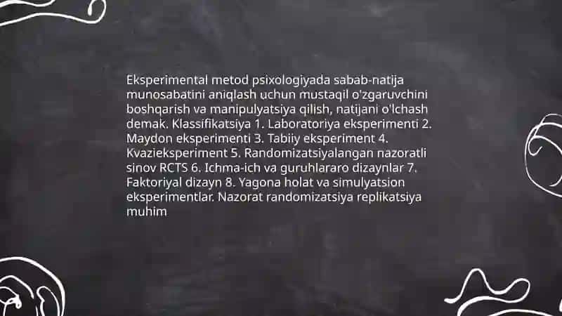 Psixologiya va muhandislik psixologiyasi fanlari metodlarining klassifikatsiyasi 3