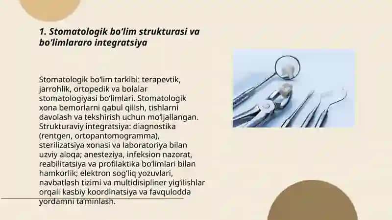 Stomatologik bo‘lim 3