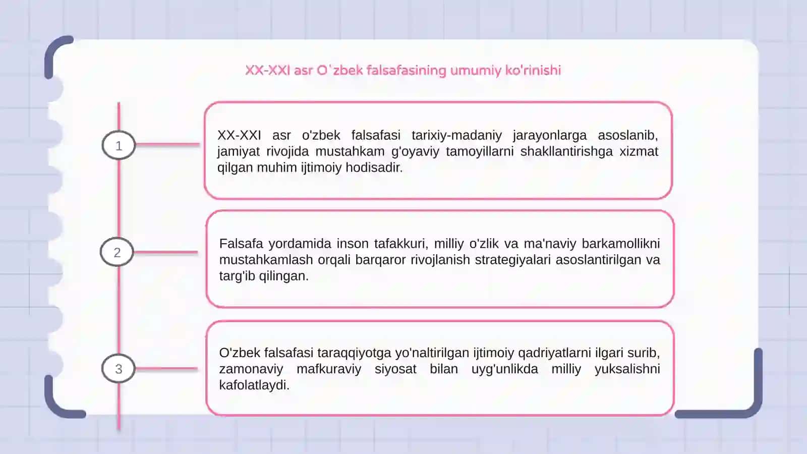 XX XXI asr O'zbek falsafasining barqaror rivojlanish maqsadlariga erishishdagi ijtimoiy ahamiyati 3