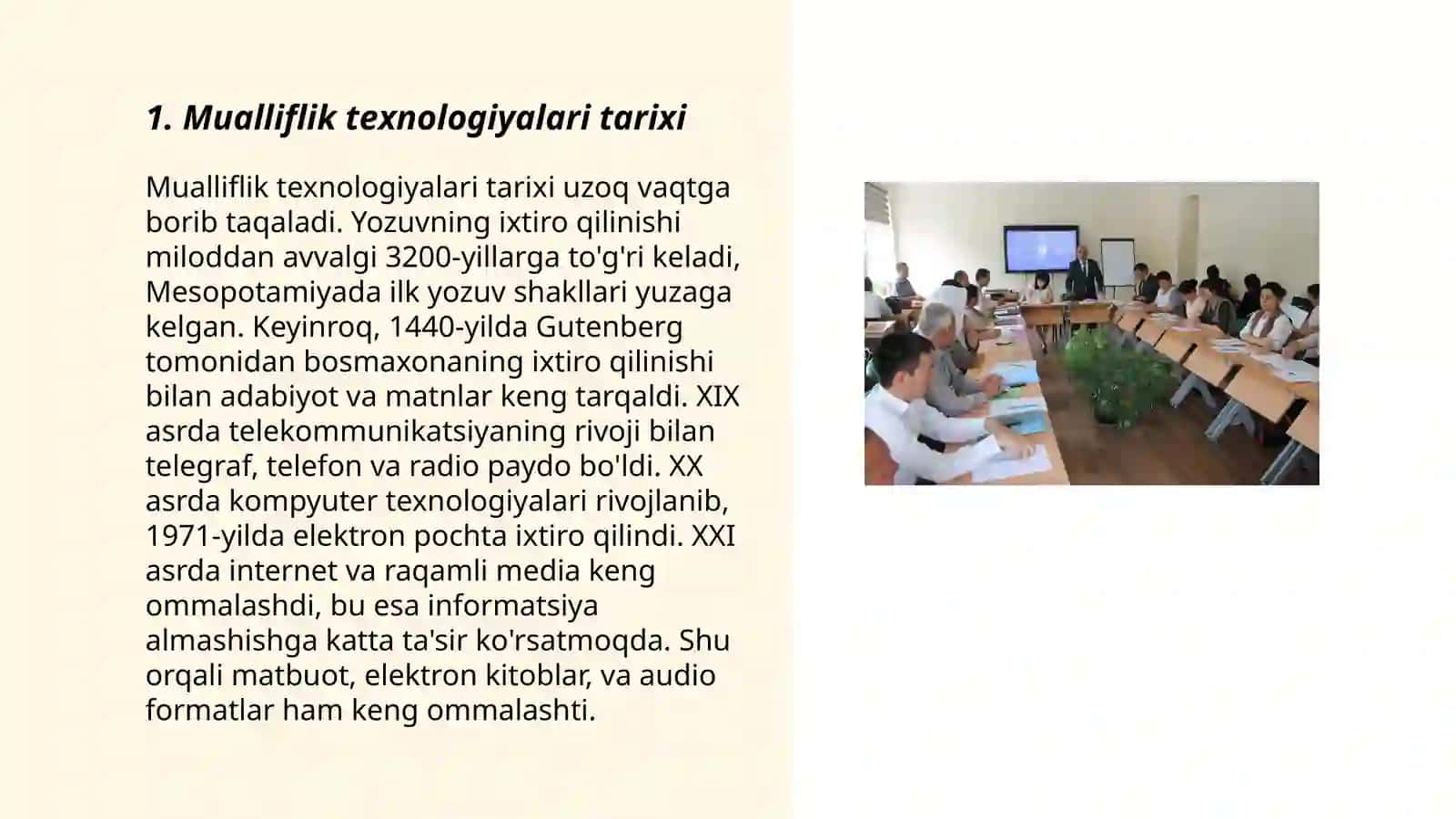 Mualliflik texnologiyalari tarixi 3