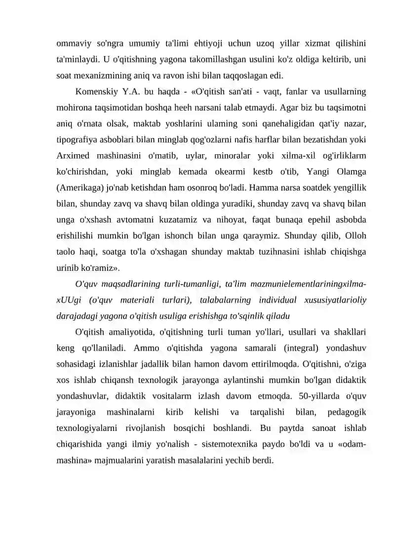 Pedagogik texnologiyaning mohiyati 3