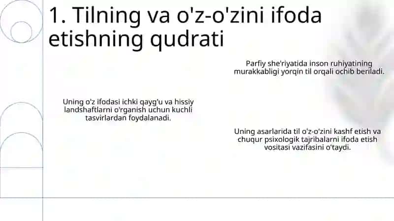 Rauf Parfi sheʼriyatida inson ruhiy olamining yoritilishi 3