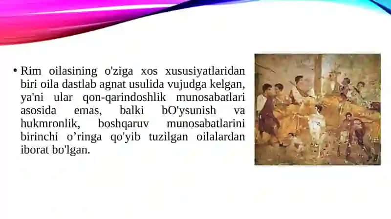 Rim huquqida oilaviy huquqiy munosabatlar 3