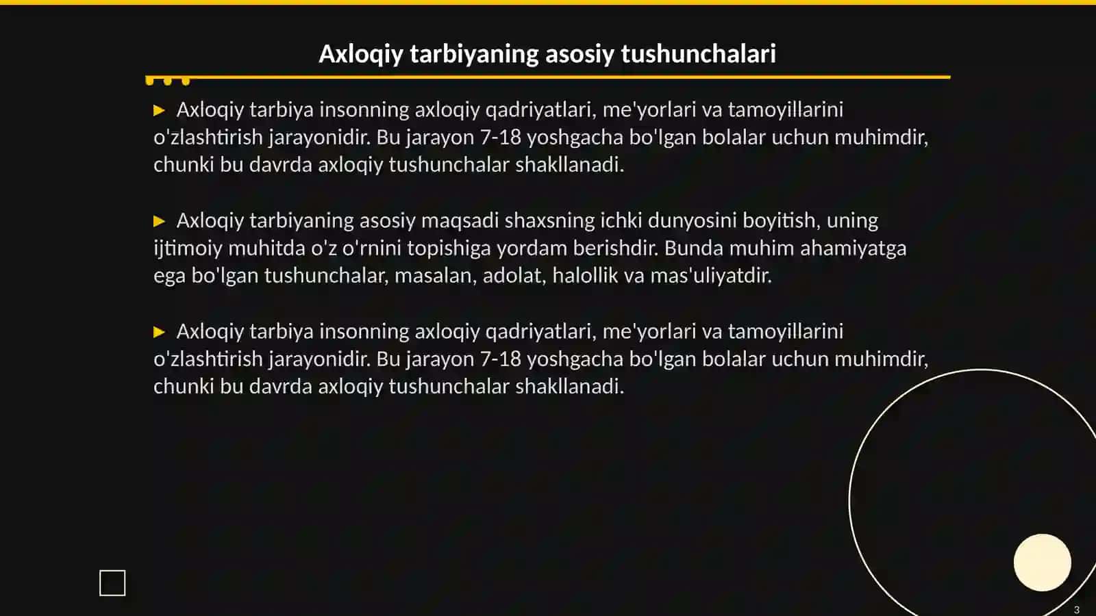 Axloqiy tarbiya va estetik tarbiya 3