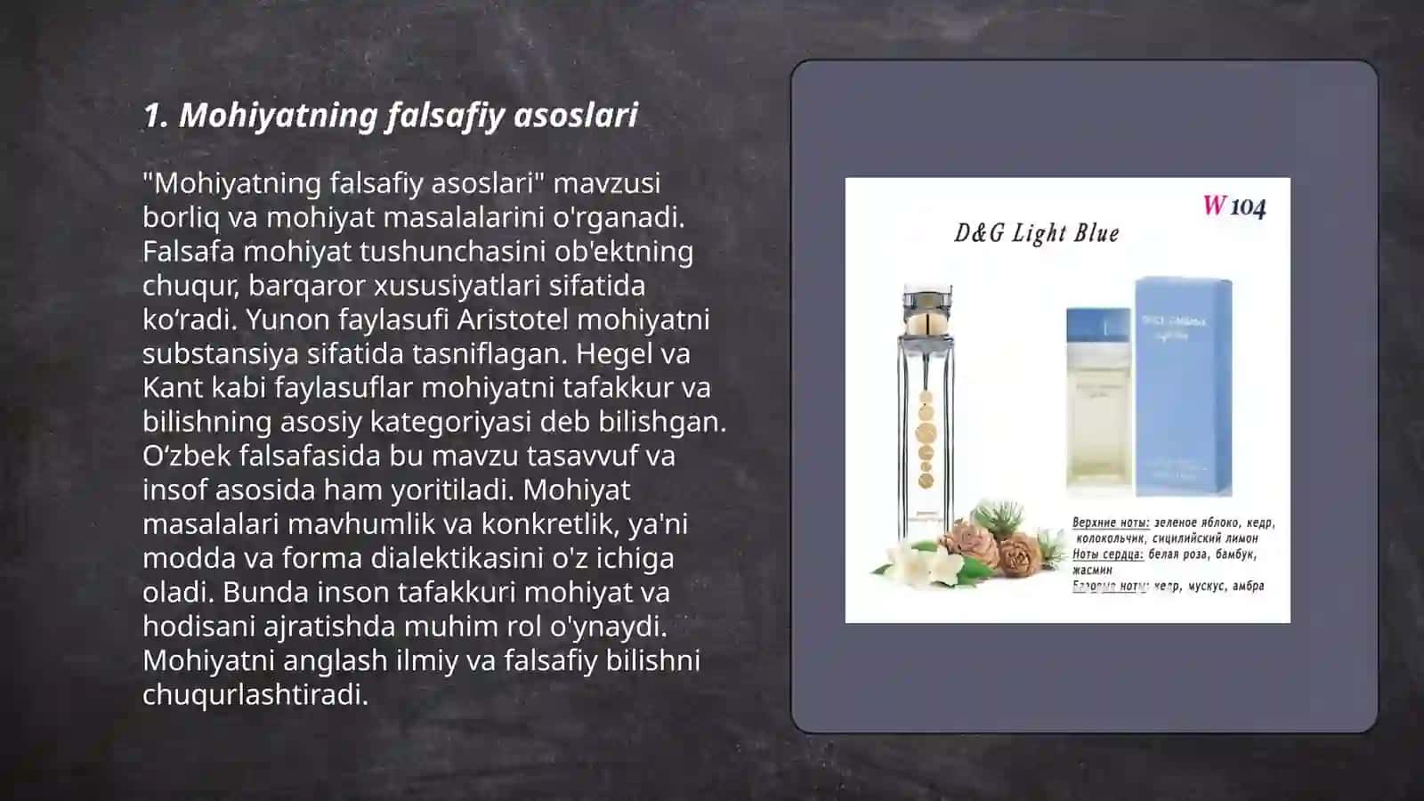 Mohiyatning falsafiy asoslari 3