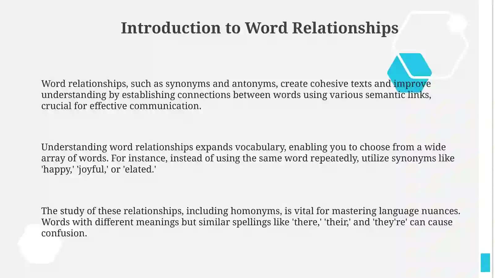 Homonyms,synonms,antonyms 3