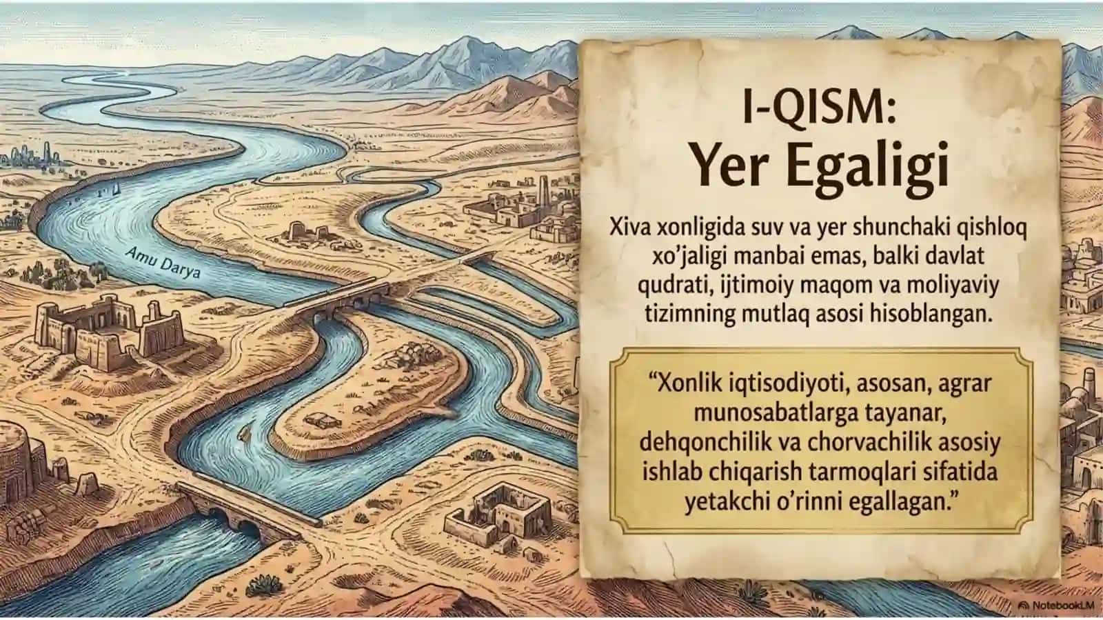 Xiva xonligida yer egaligi adno avsat aʼlotarix 3