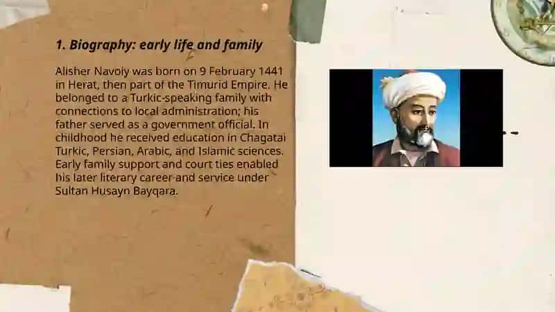 Alisher Navoiy haqida maʼlumot 3