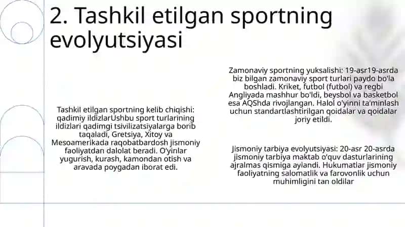 Jismoniy Madaniyat Tizimining Vujudga Kelishi 3