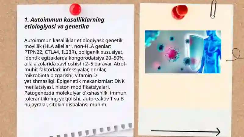 Autoimmun va allergik kasalliklar kelib chiqishi, kechishi,diagnostikasi 3