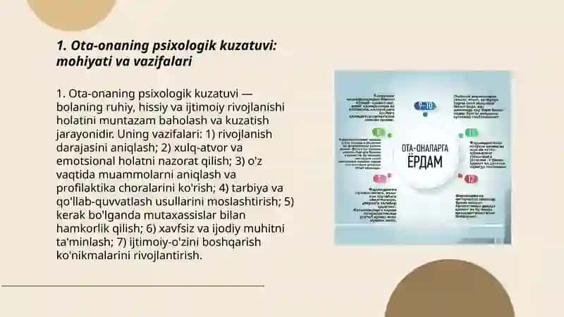 Ota-onaning psixologik kuzatuvi 3