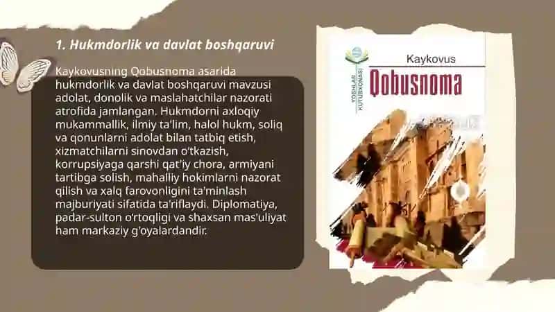 Qobusnoma 3
