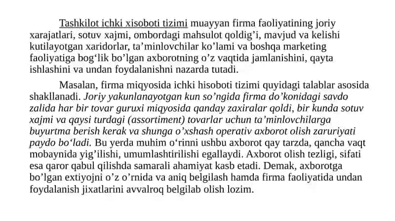 Marketing Tadqiqotlari va Axborot Tizimlari 3