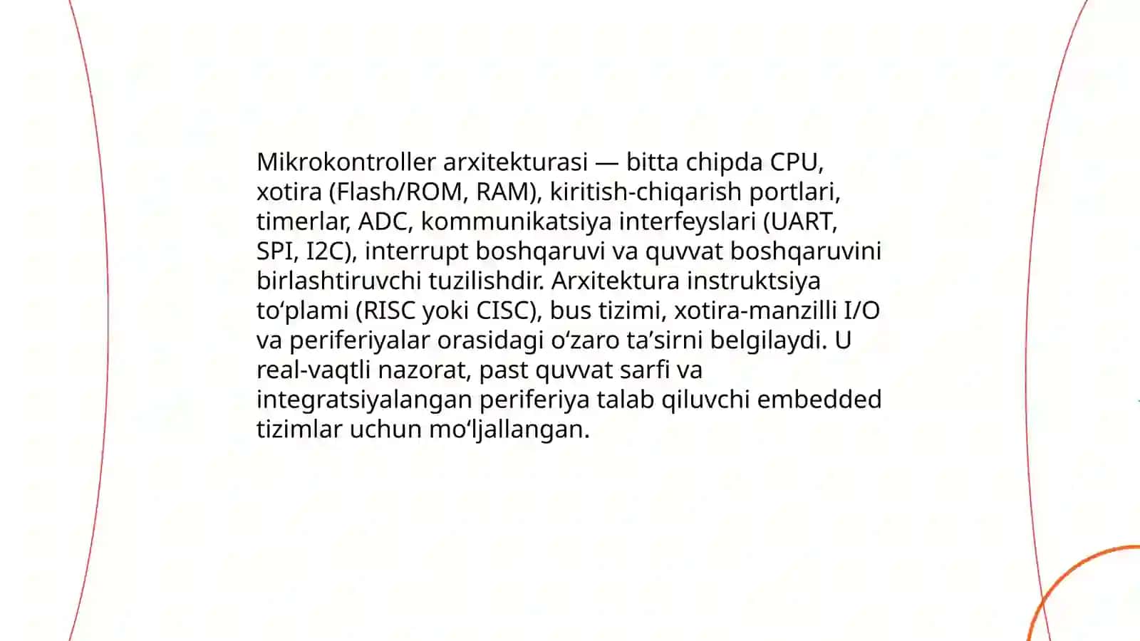 Mikrokontroller arxitekturasi 3