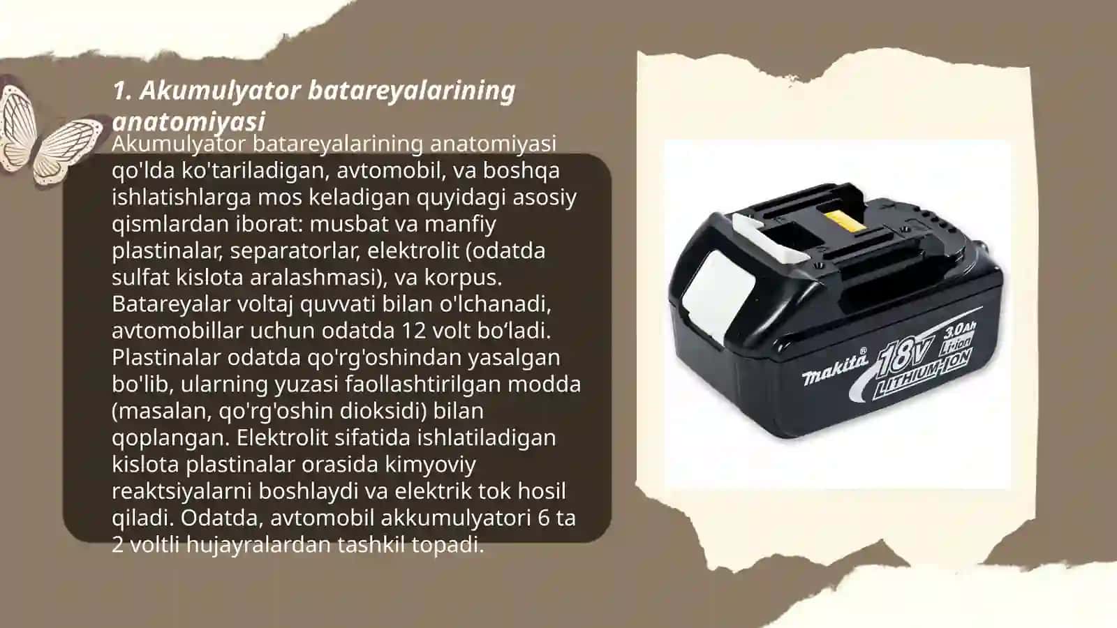 Akumulyator batareyalarining anatomiyasi 3