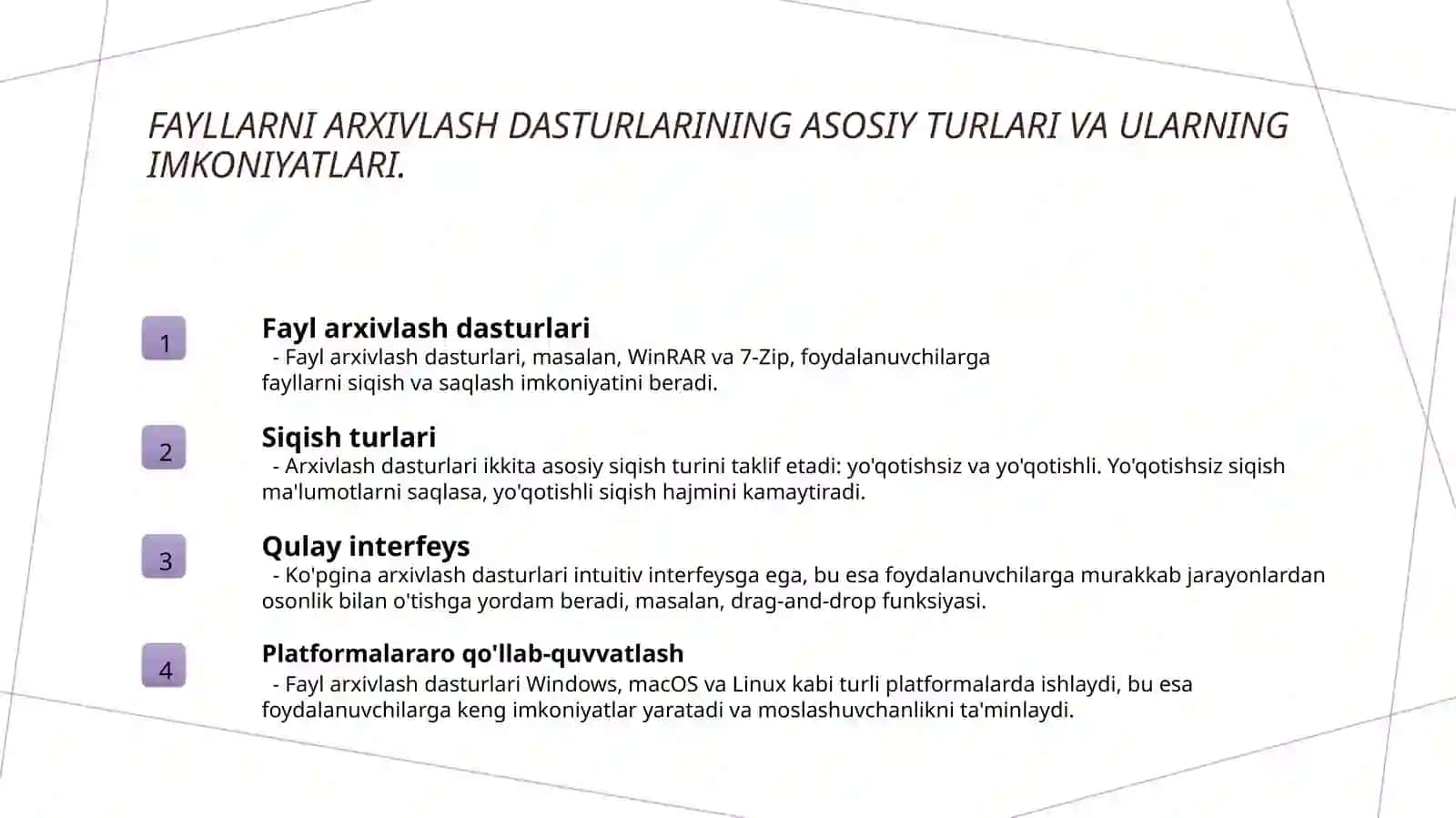 Fayllarni arxivlash dasturlari 3