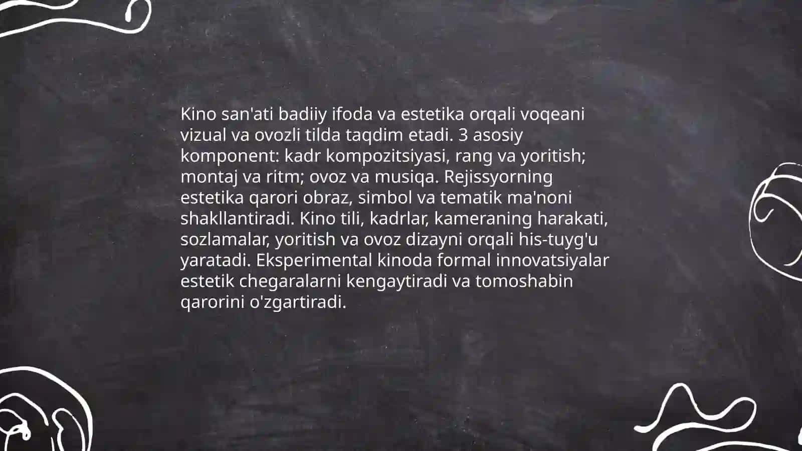 Kino-san'at yoki industriya sifatida 3
