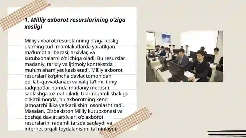 Milliy axborot resurslari bilan ishlash 3