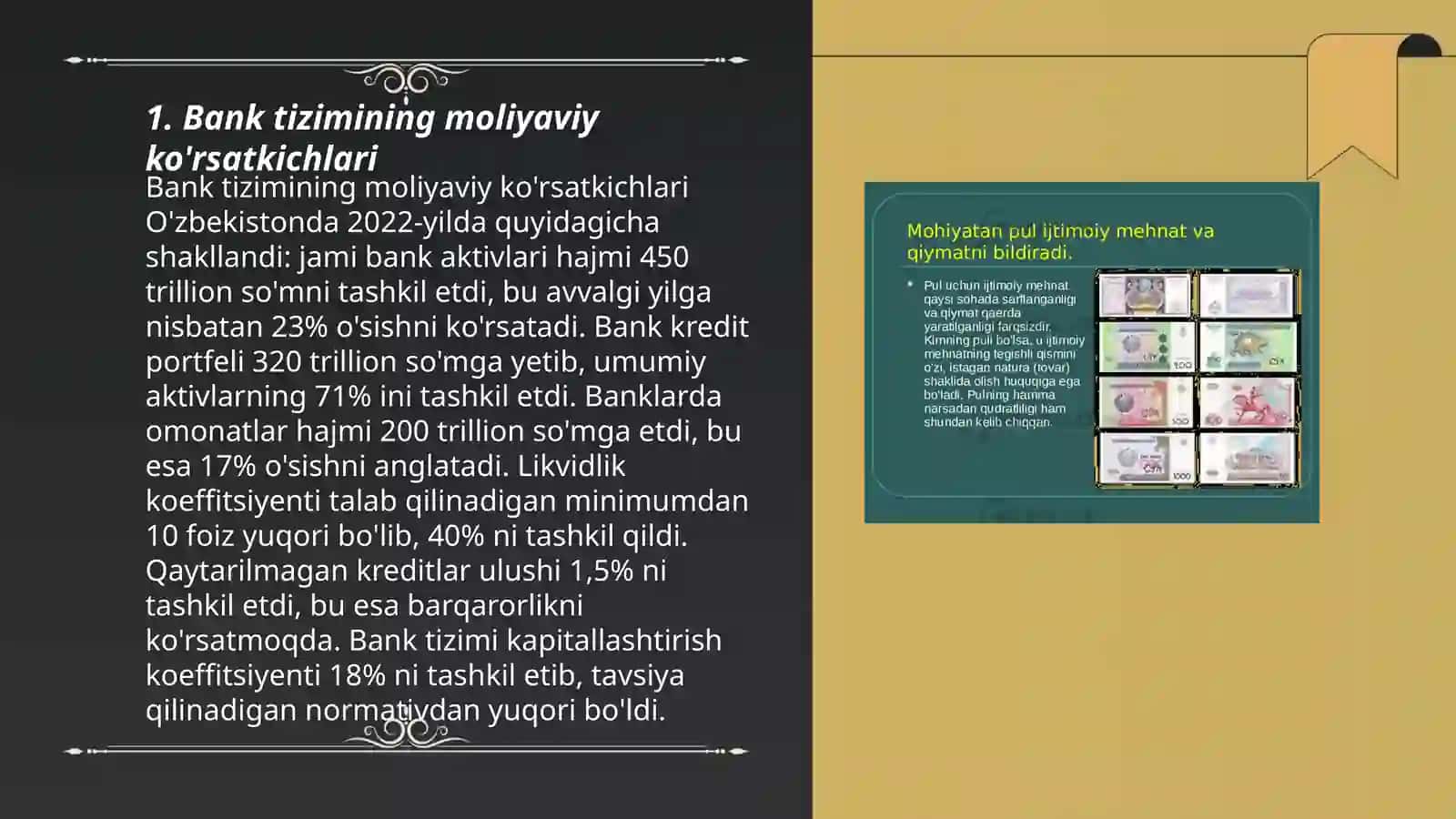 Moliya-kredit tizimi statistikasi 3