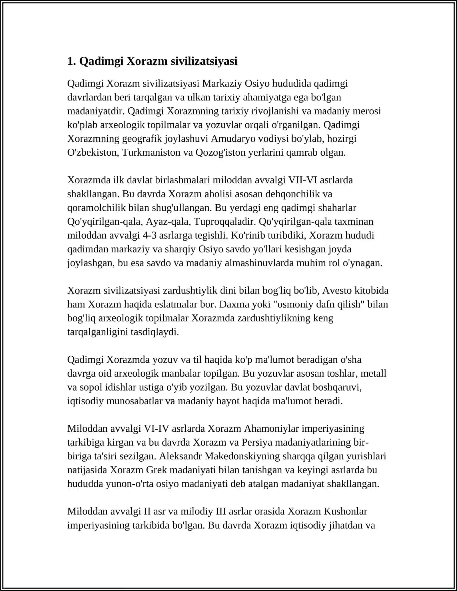 OʻZBEKISTON RESPUBLIKASINING TARIXIY MEROSI 2024-2025-o'quv yili 3