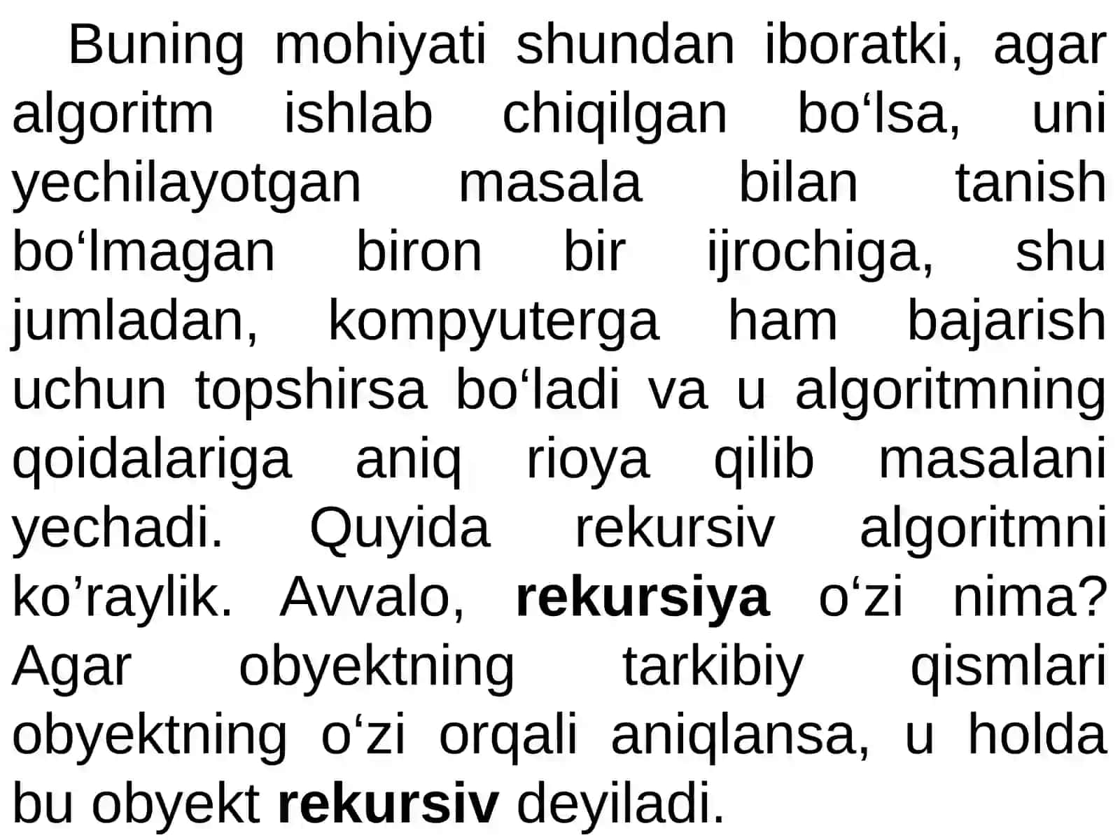 Funksiya va rekursiv funksiyalar 3