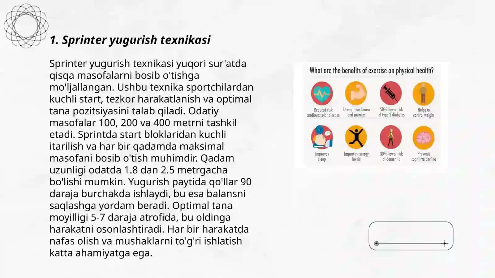 Sprinter yugurish texnikasi 3