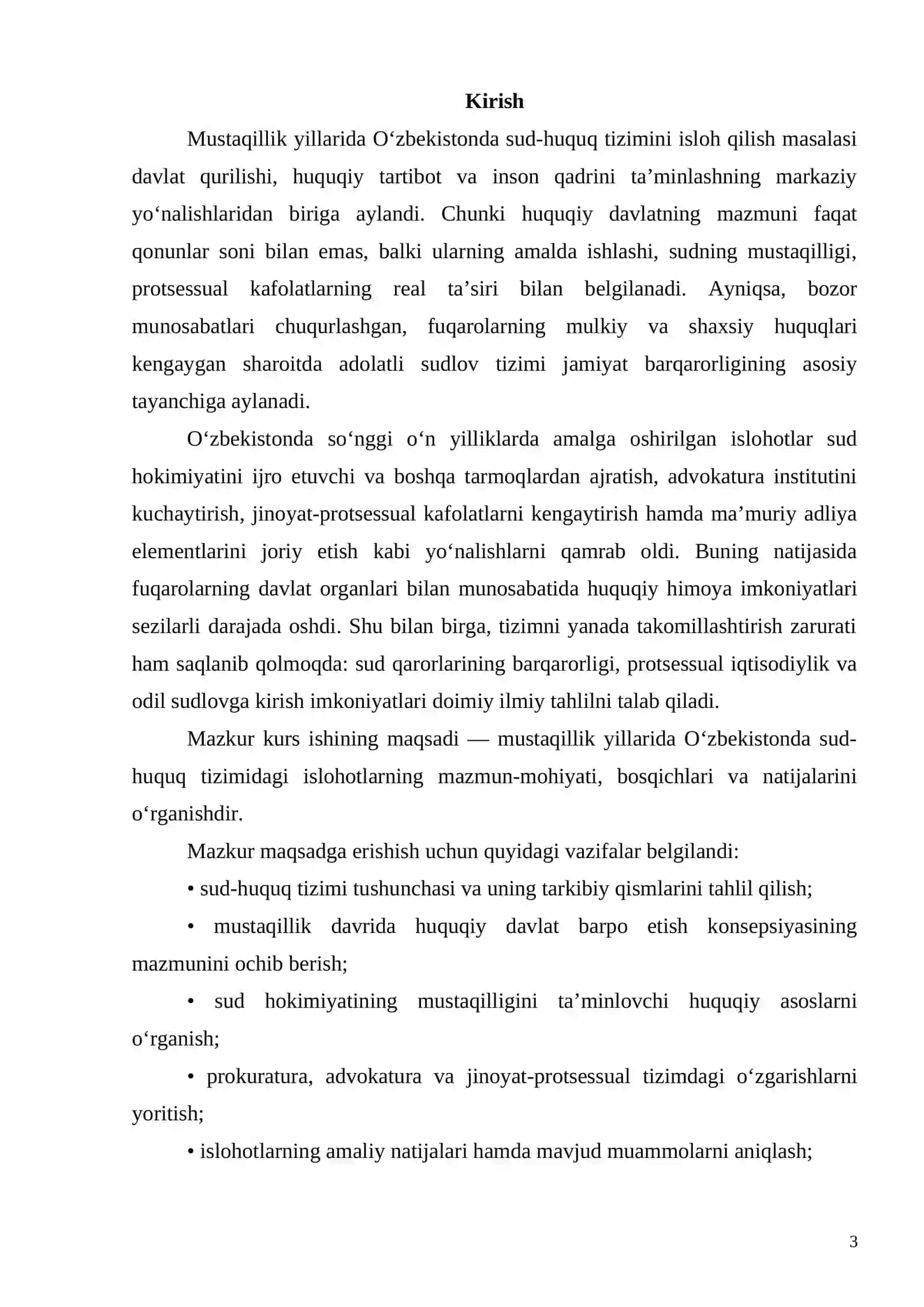 Mustaqil Oʻzbekistonning meʼyoriy-huquqiy asoslarining yaratilishi 3