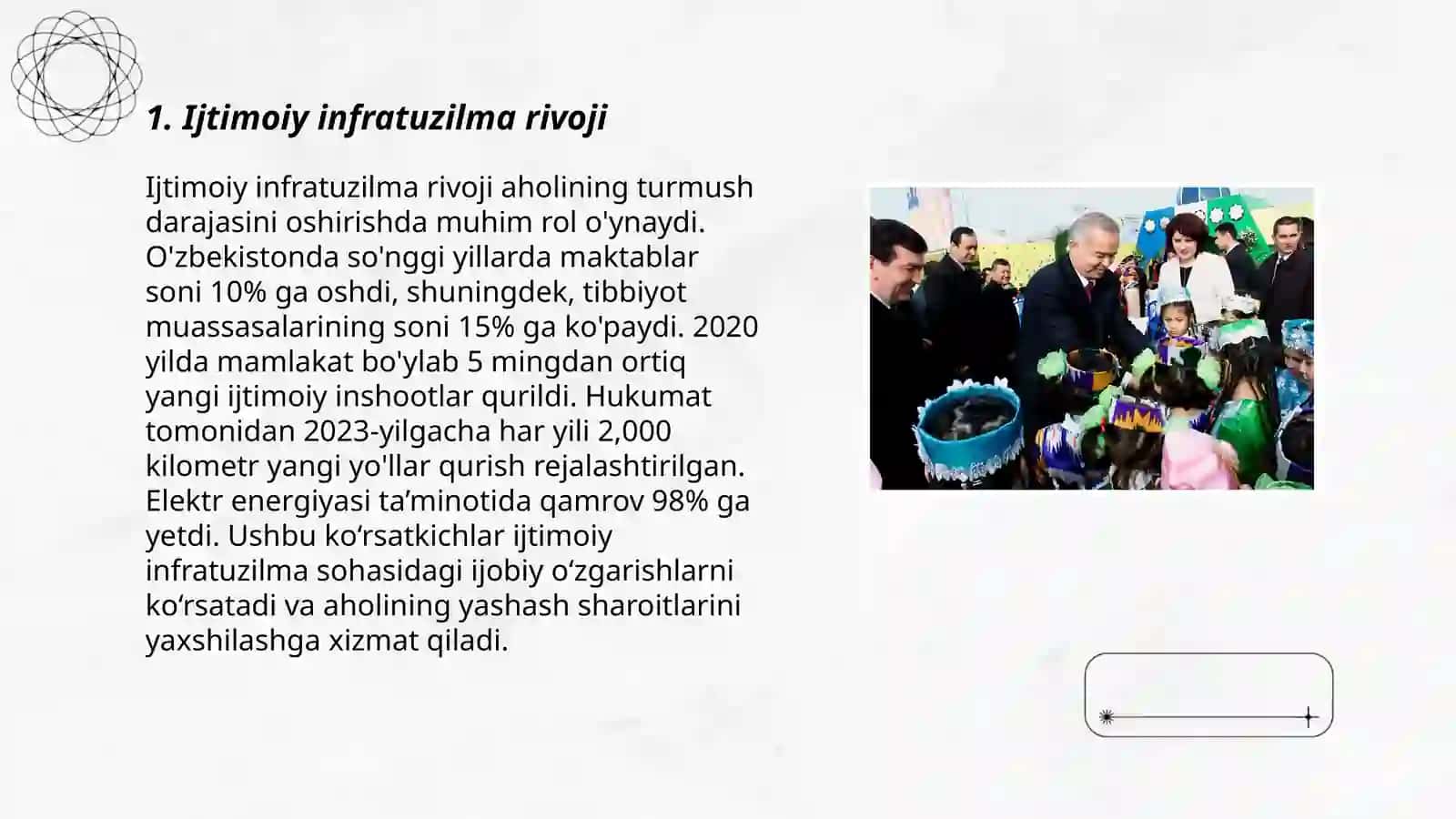 Mustaqillikning 33 yillik munosabati bilan hayotimizda o'zgarishlar 3