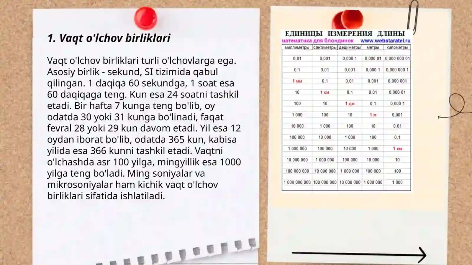 Vaqt oraliqlari va ularni o'lchash 3